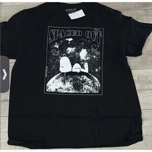 Host Pick!! Black Snoopy Spaced Out Graphic T-Shirt